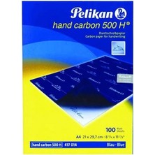 Pelikan Karbon Kağıdı 500 H Hand Mavi 100’LÜ Paket