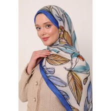 Saks Luvensara Yaprak Desen Flora Şal