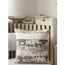 Aysa Home Decor Melor Soyut Desenli Tekli Kırlent Kılıfı