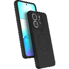CPT83 Xiaomi Redmi Note 14 4g Regal Magsafe Standlı Kapak - Siyah STEPLYA-48387