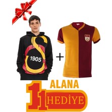 Galatasaray Orijinal Büyük Logolu Sweat Metin Oktay T-Shirt Hediyeli