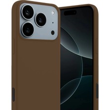 CPT83 Apple iPhone 17 Pro First Silikon - Kahverengi STEPLYA-48387