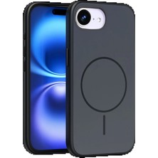 Apple iPhone 16E Neva Magsafe Kapak - Siyah STEPLYA-48387