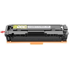 QC Hp W2032A &amp; Canon CRG055 Chipsiz Sarı Muadil Toner 2,1k