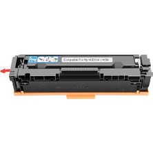 QC Hp W2031A &amp; Canon CRG055 Chipsiz Mavi Muadil Toner 2,1k