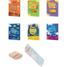 Yeti Kitap Russian Activity Books For Children 3-6 Ages Rusça Çocuk Etkinlik Kitapları 6lı+Tablet Standı+Ayraç