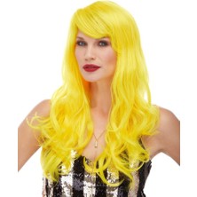 Esranın Dünyası Sarı Renk Parti Peruğu