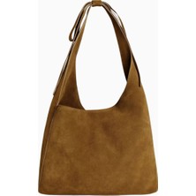 Reformation Small Vittoria Kahverengi Nappa Deri, Zarif ve Lüks Tote Çanta