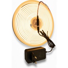 12V Neon LED Şerit Aydınlatma - 10W Esnek Gün Işığı (6X12MM) - Adaptörlü Tak Çalıştır Set