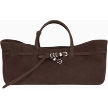 Marge Sherwood Grandma Used Süet Omuz ve El Çantası, Retro Şıklık ve Modern Lüks