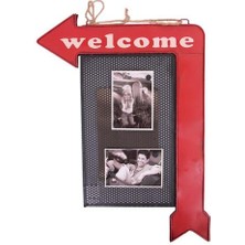 Skygo Dekoratif Metal Kapı Yazısı Yön Tabelası Çerçeveli Hediyelik