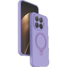 Xiaomi Mi 15T Pro Regal Magsafe Standlı Kapak - Lila STEPLYA-48387