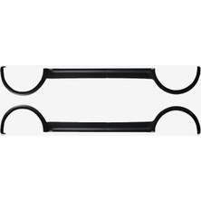 Volkswagen Caddy 2015 Set 12 Parça Çamurluk Kaplama Siyah Mat Asa Kum Desen Uzun Şase Soldan Sürgülü