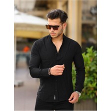 Comstar Cepsiz A Kalite Keten Slim Fit Gömlek
