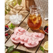 My Balli Store Kelebek Şekilli Pembe Silikon Kalıp