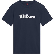 Wilson Youth Team Graphic Script Mavi Erkek Çocuk T-Shirt WYB0003511DBC