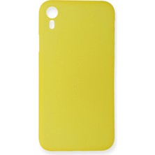 iPhone Xr Kılıf Pp Ultra Ince Kapak - Sarı KAYALI27-Y7898UKY
