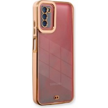 Samsung Galaxy A03S Kılıf Liva Lens Silikon - Rose KAYALI27-Y7898UKY