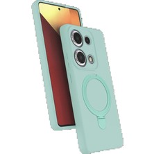 Xiaomi Redmi Note 13 Pro 4g Regal Magsafe Standlı Kapak - Su Yeşili KAYALI27-Y7898UKY