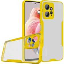 Xiaomi Redmi Note 12 4g Kılıf Platin Silikon - Sarı KAYALI27-Y7898UKY