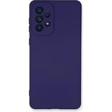Samsung Galaxy A33 5g Kılıf Nano Içi Kadife Silikon - Mor KAYALI27-Y7898UKY