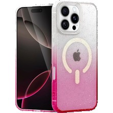 CPT83 Apple iPhone 16 Pro Pummel Shiny Magsafe Kapak - Pembe STEPLYA-48387