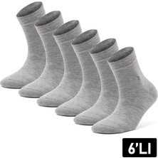 Just Inner Erkek Çorap 6'lı Yarım Konç (Bambu)