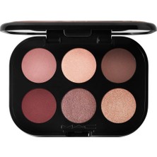 M.A.C Embedded In Burgundy Connect In Color Long-Lasting Shine Eye Shadow Palette 6.25 G PSSN3542