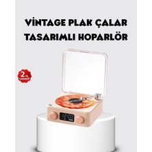 Bluetooth Hoparlörlü Gece Lambası Dijital Saatli Şeffaf Su Dalgası Işıklı Dekoratif KAYALI27