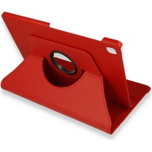 Lenovo M10 Fhd Plus X606F Kılıf 360 Tablet Deri Kılıf - Kırmızı STEPLYA-3829