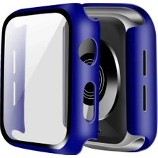 Apple Watch 40MM Camlı Kasa Ekran Koruyucu - Lacivert STEPLYA-3829