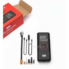 Rose Teknoloji Digital Göstergeli Led ışıklı Powerbank Özellikli Çok Amaçlı Araç Lastik Şişirme Pompası