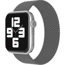 Apple Watch 38MM Ayarlı Solo Silikon Kordon - Gri STEPLYA-3829