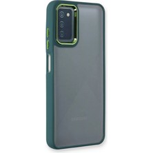 Samsung Galaxy A03S Kılıf Dora Kapak - Haki Yeşil STEPLYA-3829