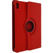 iPad 2022 10.9 (10.nesil) Kılıf 360 Tablet Deri Kılıf - Kırmızı STEPLYA-3829