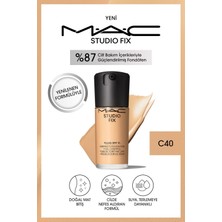 M.A.C Yenilenen Formüllü Studıo Fıx Fluıd Spf 15 Mat FONDÖTEN-C40 30 Ml..