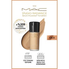 M.A.C Studio Radiance C4.5- Powered™ Dolgun ve Işıltılı Cilt Serum Fondöten 30 ml