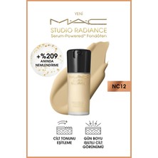 M.A.C Studio Radiance NC12 Powered™ Serum Foundation For Plump And Radiant Skin 30 ml FNDTN199