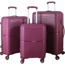 MÇS V379 Aura Y.üretim Pp Valiz Siyah Set