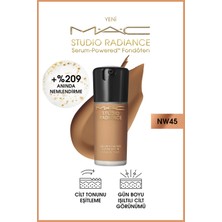 M.A.C Studio Radiance NW45 Powered™ Dolgun ve Işıltılı Cilt Serum Fondöten 30 ml