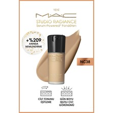 M.A.C Dolgun ve Işıltılı Cilt Için Studio Radiance NC35 Powered™ Serum Fondöten 30 ml