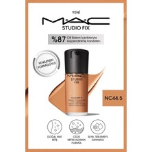 M.A.C Yenilenen Formüllü Studıo Fıx Fluıd Spf 15 Mat FONDÖTEN-NC44.5 30 Ml..