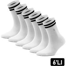 Just Inner Erkek 6'lı Tenis Çorabı (Pamuk)