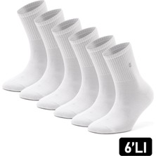 Just Inner Erkek 6'lı Tenis Çorabı (Pamuk)