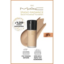 M.A.C Studio Radiance N12 Powered Serum Foundation For Plump And Radiant Skin 30 ml FNDTN175