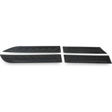 Universal Toyota Hılux 2015 Set 4 Parça Kapı Kaplama 9203 Siyah Mat Asa Kum Desen Yazısız Desen 1