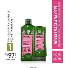 Yves Rocher Boyalı Saçlar İçin Renk Koruyucu 2’li Set Şampuan ve Saç Kremi 300 ml Parlaklık Vegan Bakım