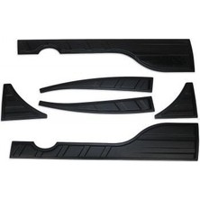 Universal Isuzu D-Max 2012 Set 6 Parça Kapı Kaplama Siyah Mat Asa Kum Desen Yarasa