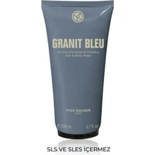 Yves Rocher Yeni Parfümlü Erkek Saç ve Vücut Şampuanı 200 ml Bergomot Bretanya Algleri Vetiver Notaları