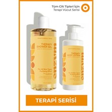 Enzym Cosmetics Tüm Cilt Tipleri İçin Terapi Duş Jeli ve Losyon Banyo Seti